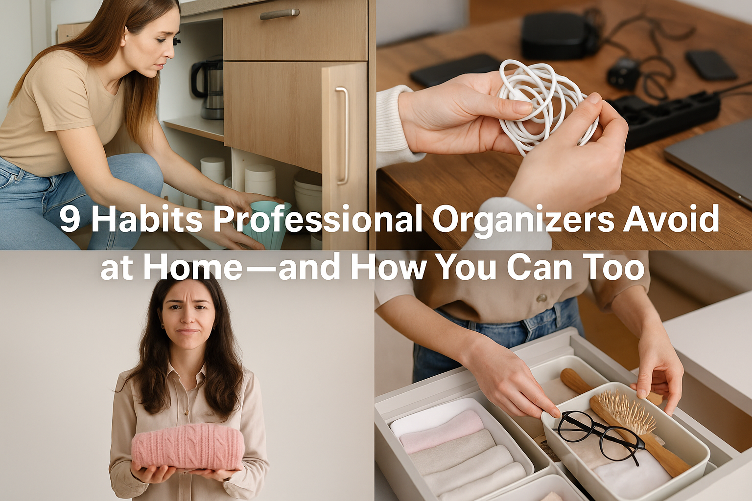 9 Habits Professional Organizers Avoid at Home—and How You Can Too